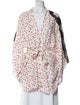 Fleur Du Mal Silk Floral Print Robe