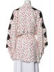 Fleur Du Mal Silk Floral Print Robe