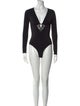Fleur Du Mal V-Neck Long Sleeve Bodysuit