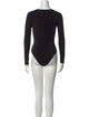Fleur Du Mal V-Neck Long Sleeve Bodysuit