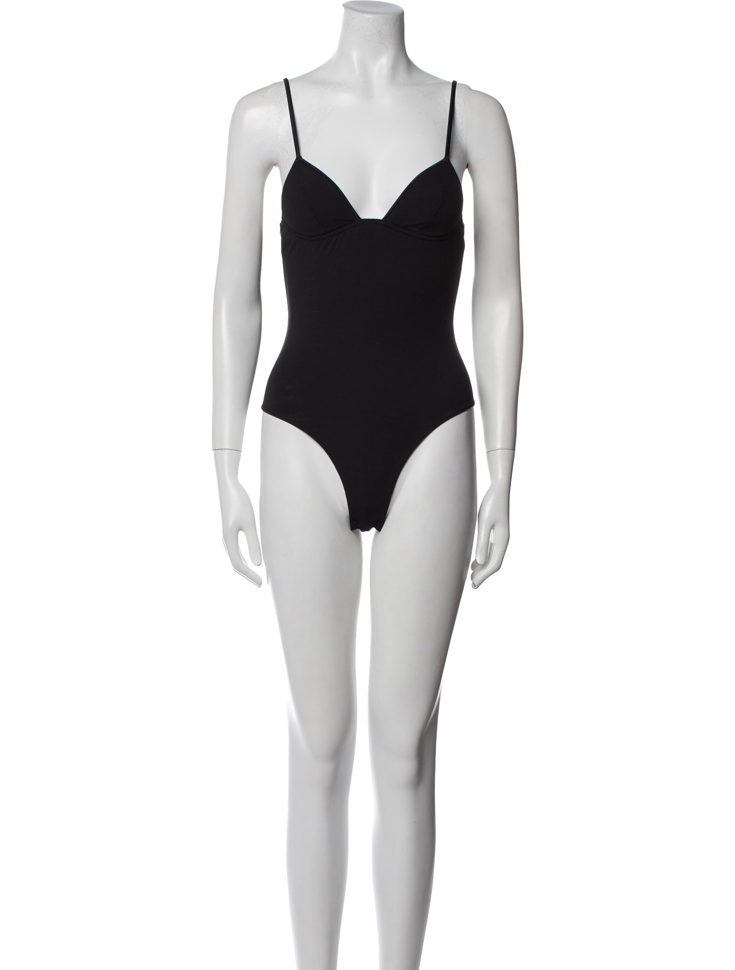 Fleur Du Mal V-Neck Sleeveless Bodysuit