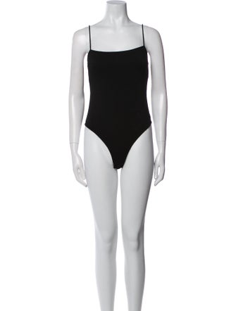 Fleur Du Mal Square Neckline Sleeveless Bodysuit