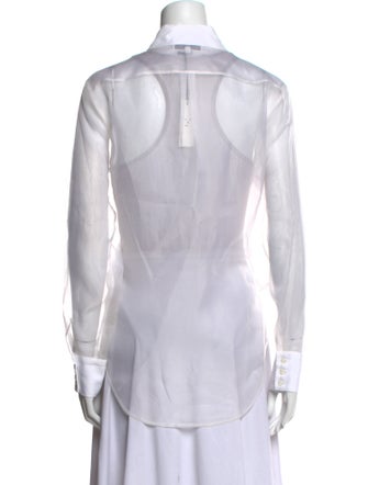 Fleur Du Mal Tie-Dye Print Long Sleeve Button-Up Top