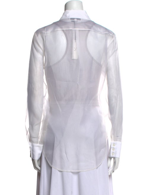 Fleur Du Mal Tie-Dye Print Long Sleeve Button-Up Top