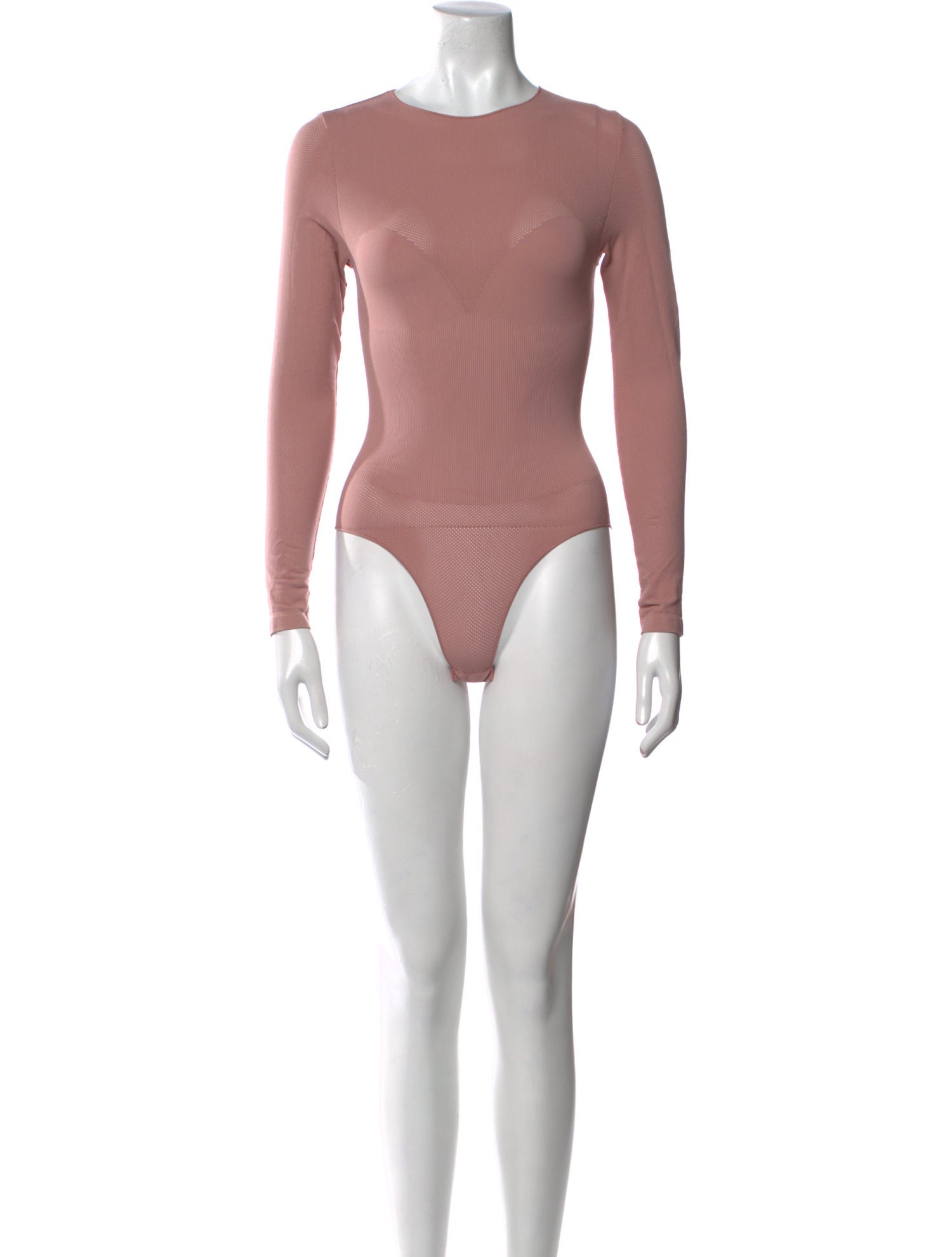 Fleur Du Mal Crew Neck Long Sleeve Bodysuit