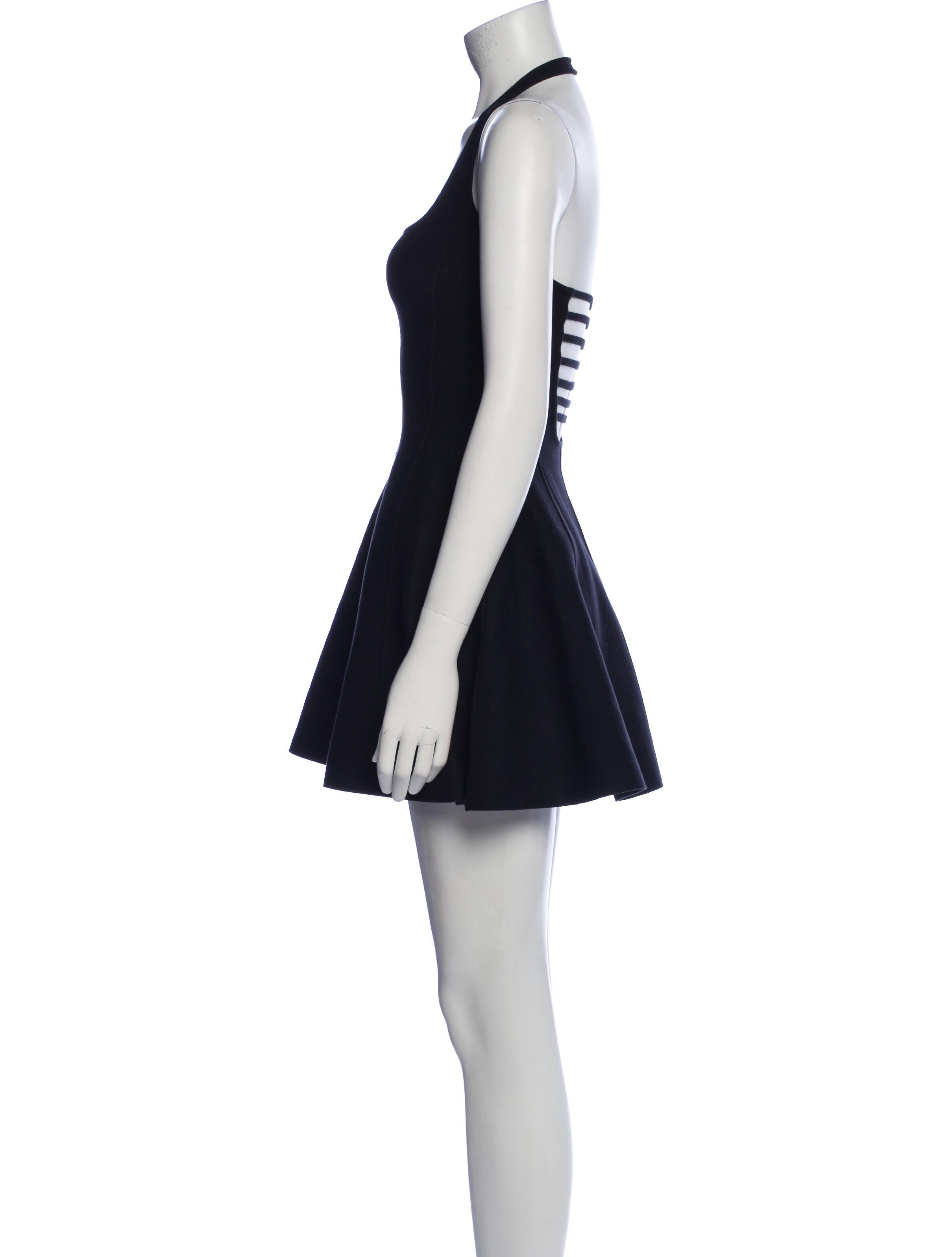 Fleur Du Mal Halterneck Mini Dress