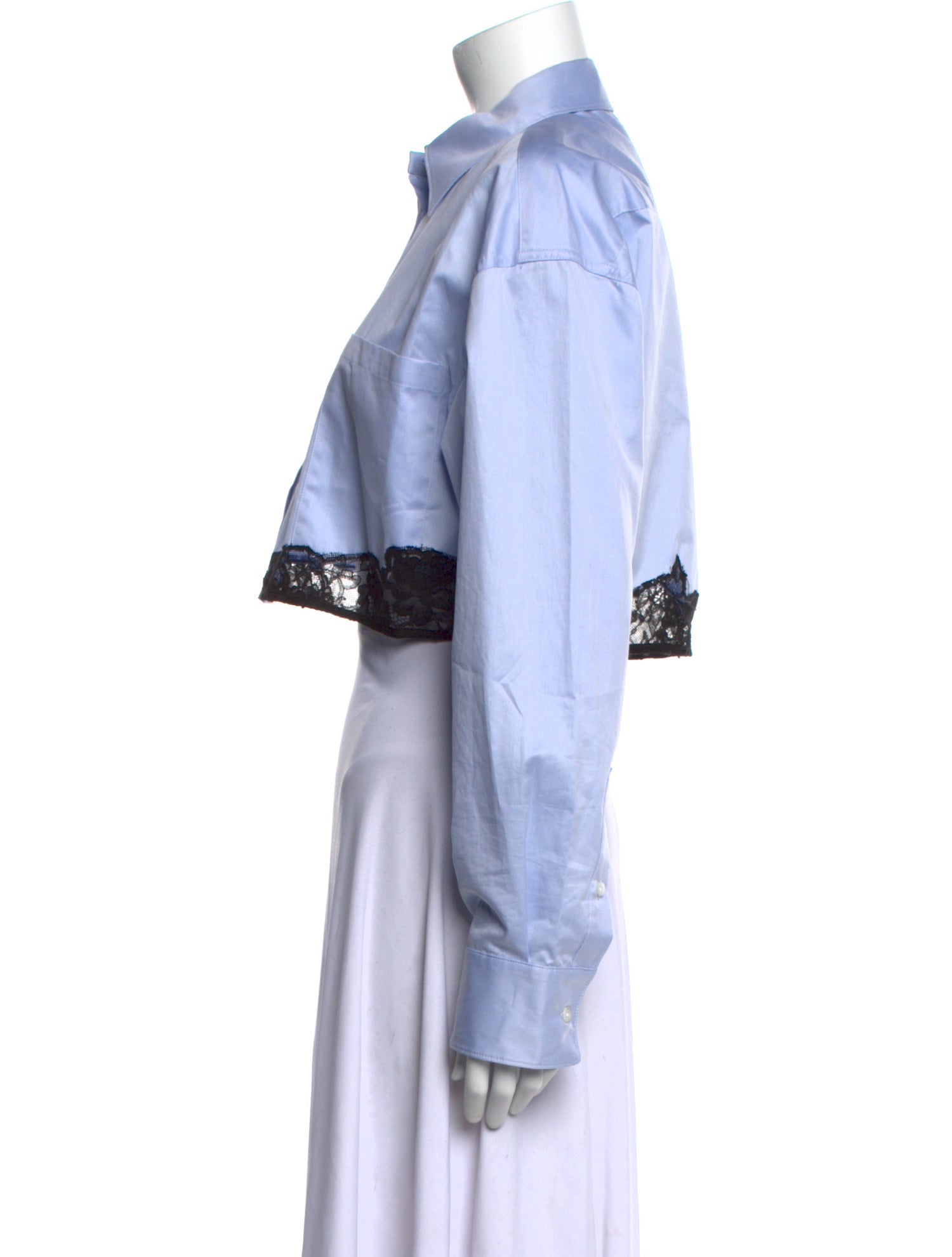 Fleur Du Mal Long Sleeve Crop Top w/ Tags