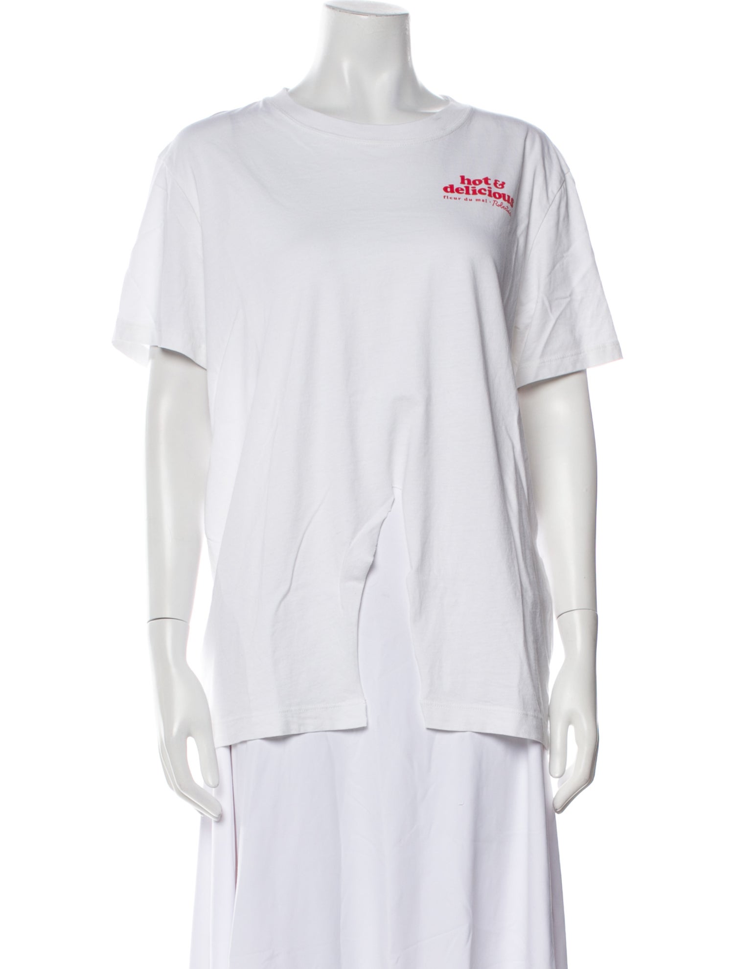 Fleur Du Mal Graphic Print Crew Neck T-Shirt