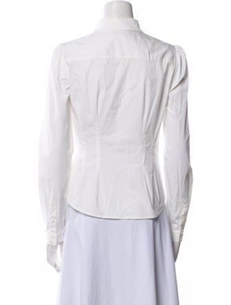 Fleur Du Mal Long Sleeve Button-Up Top