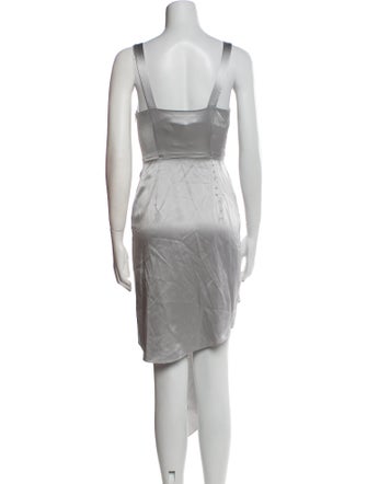 Fleur Du Mal Square Neckline Knee-Length Dress