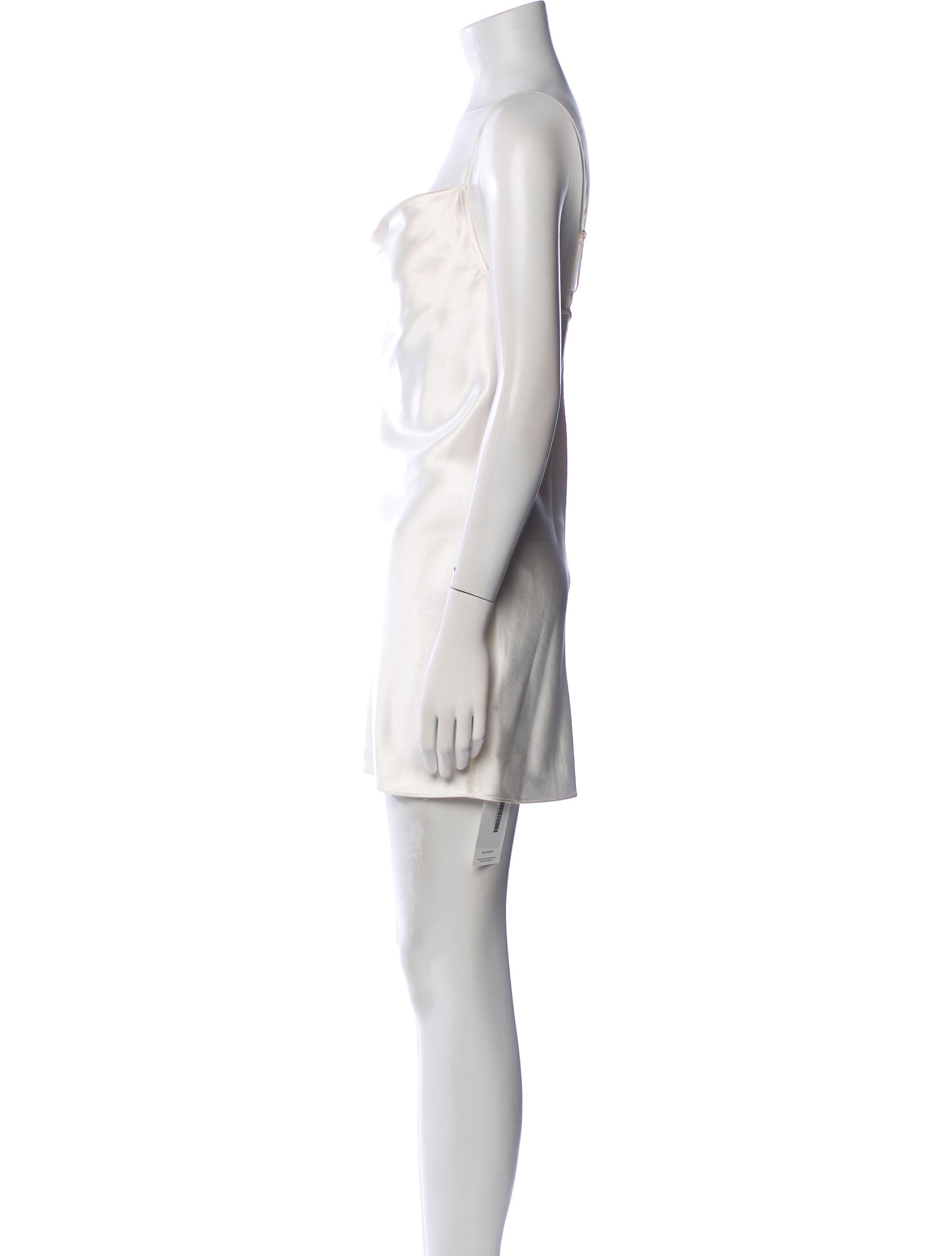 Fleur Du Mal Silk Mini Dress