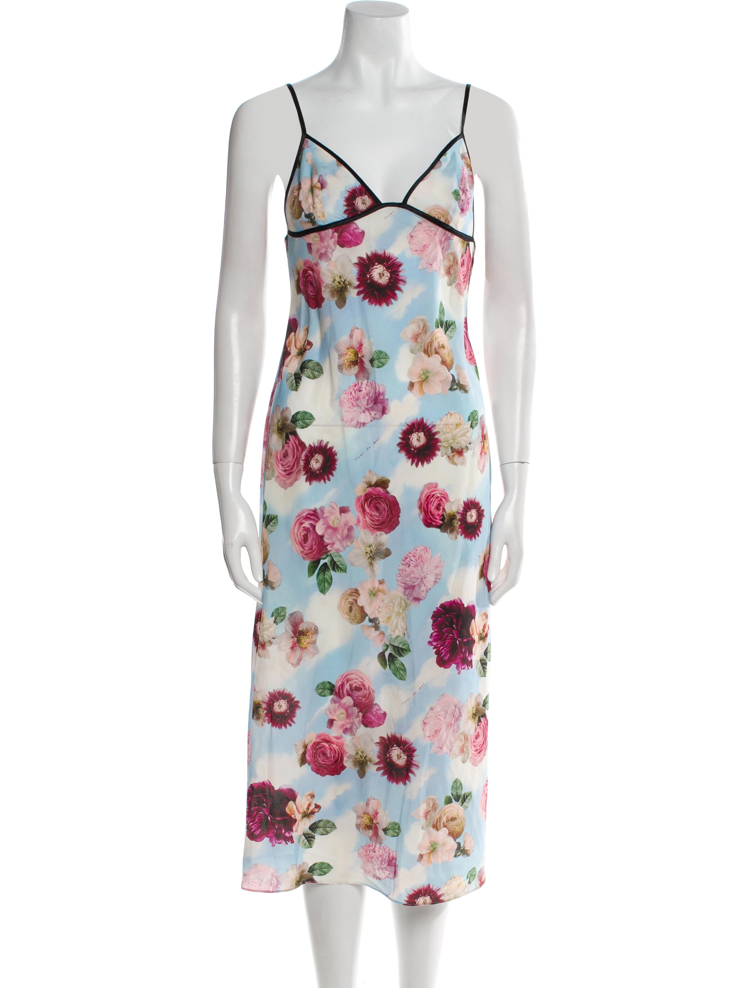 Fleur Du Mal Silk Midi Length Dress w/ Tags