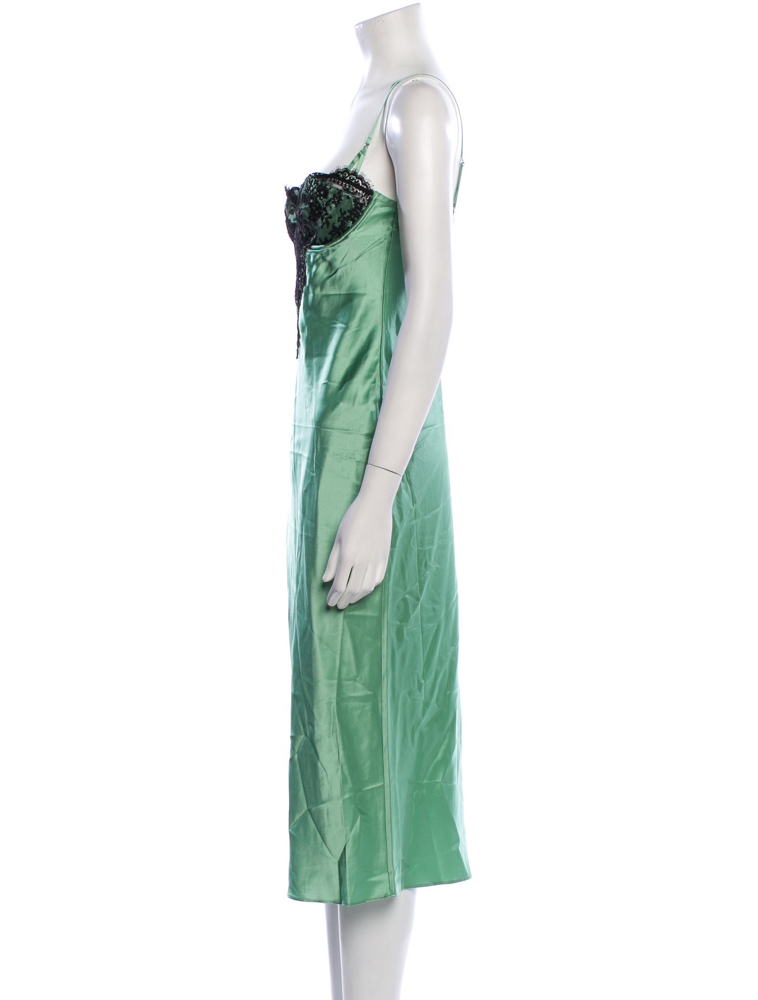 Fleur Du Mal Silk Midi Length Dress