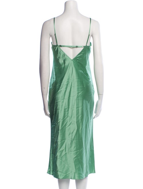 Fleur Du Mal Silk Midi Length Dress