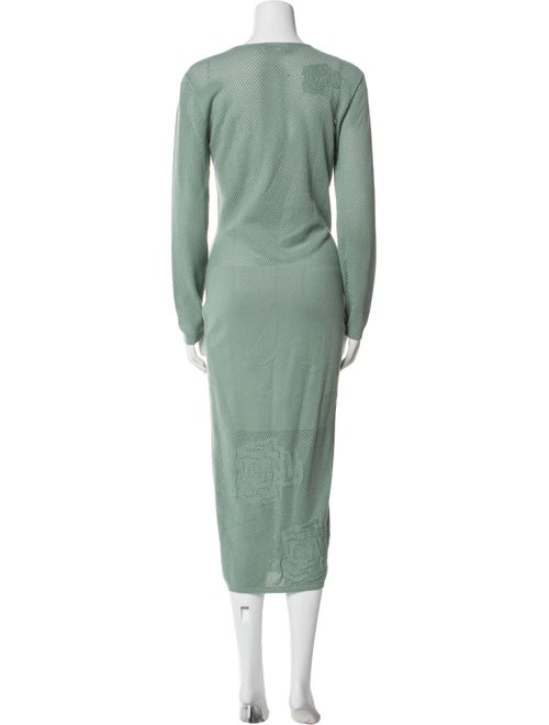 Fleur Du Mal Scoop Neck Long Dress