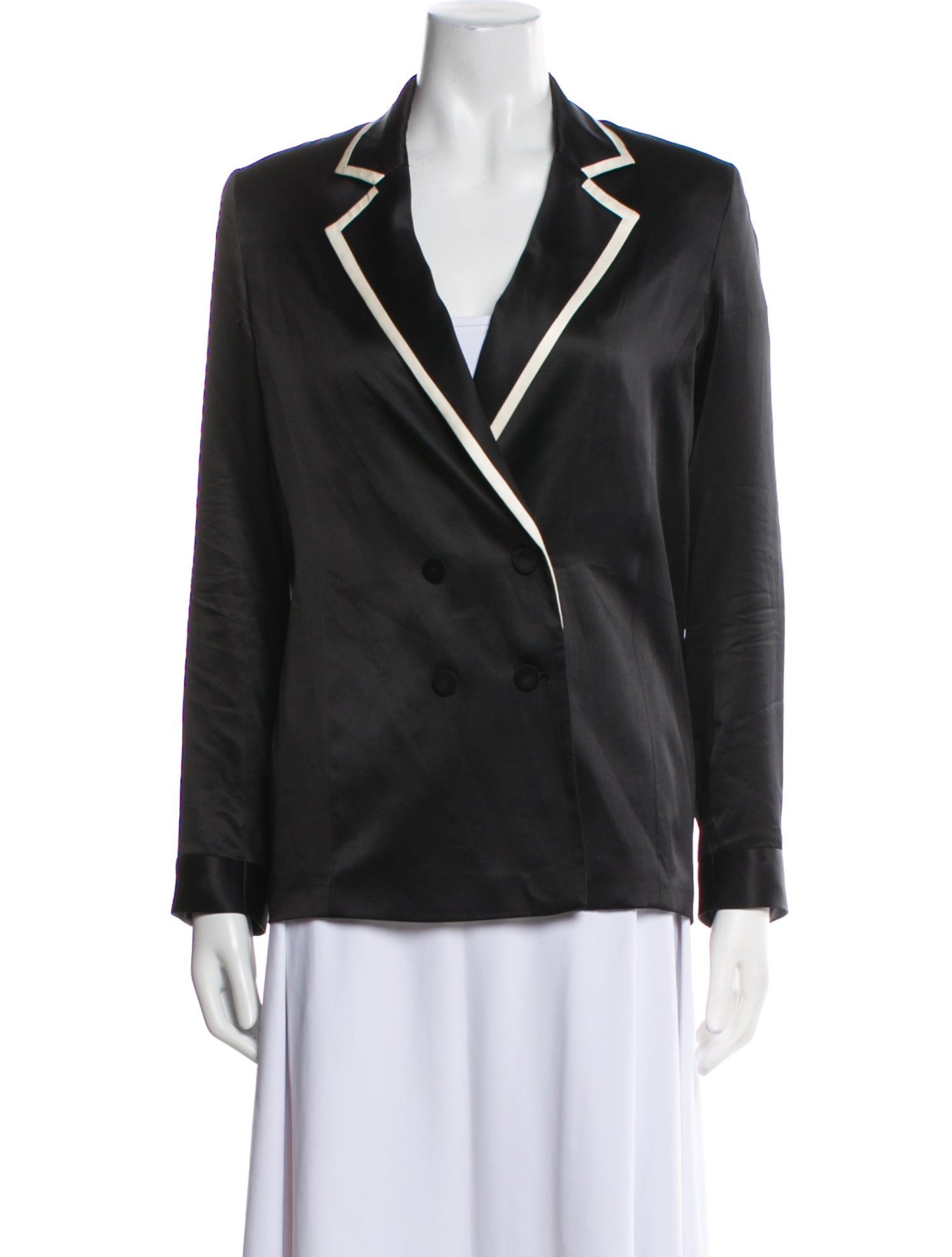 Fleur Du Mal Silk Blazer