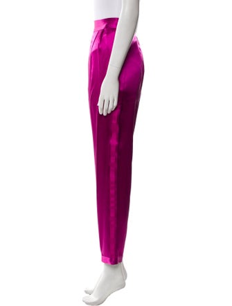 Fleur Du Mal Silk Straight Leg Pants
