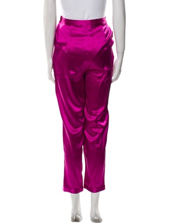 Fleur Du Mal Silk Straight Leg Pants