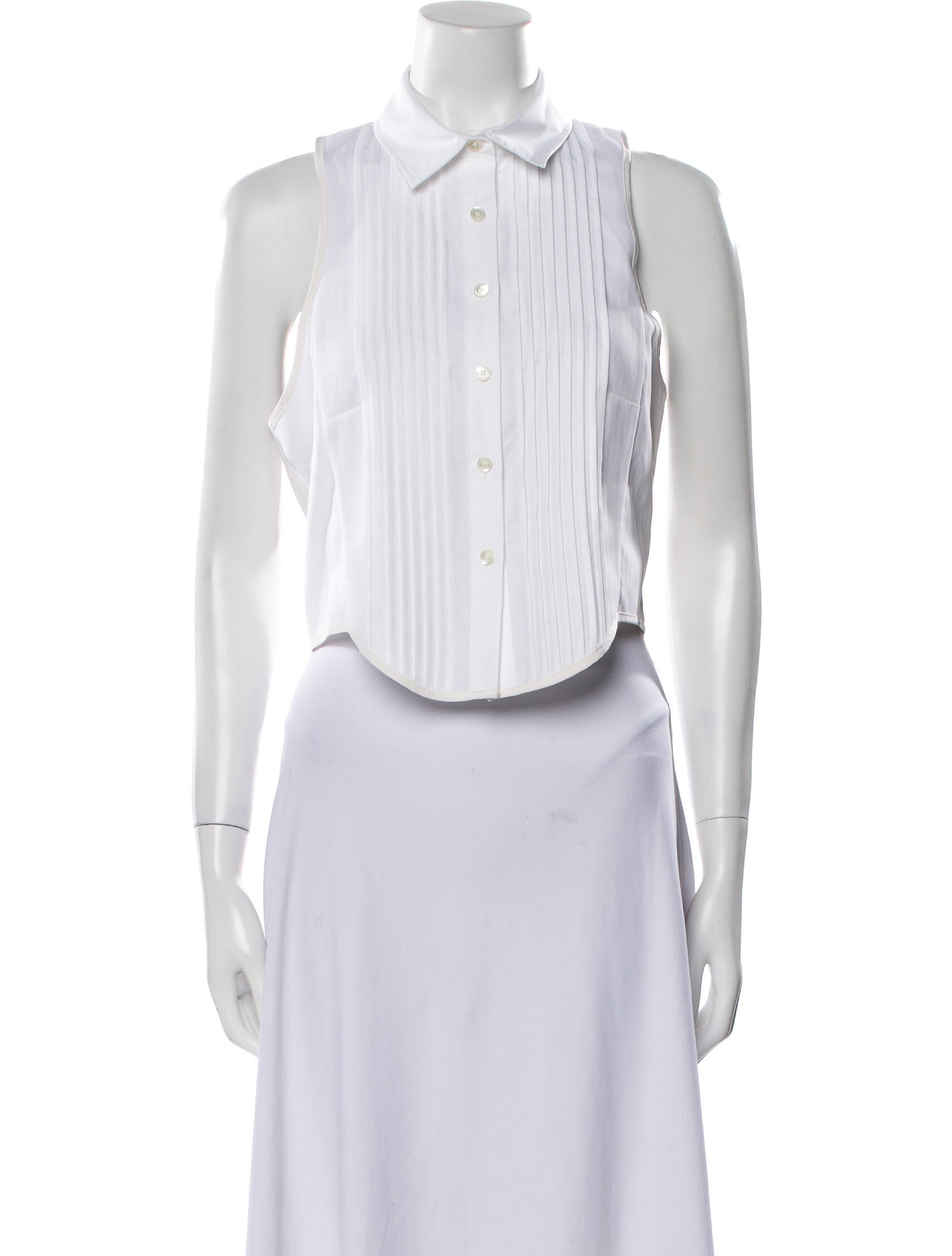 Fleur Du Mal Sleeveless Crop Top w/ Tags