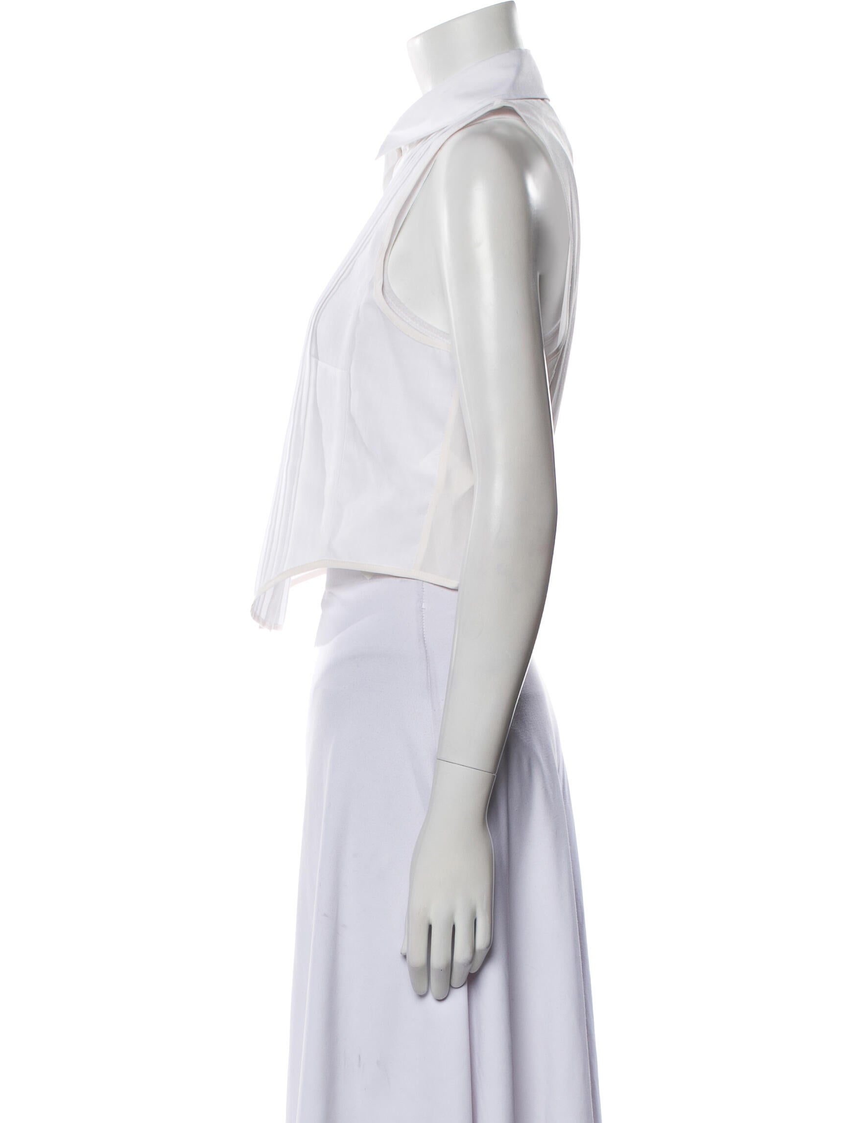 Fleur Du Mal Sleeveless Crop Top w/ Tags
