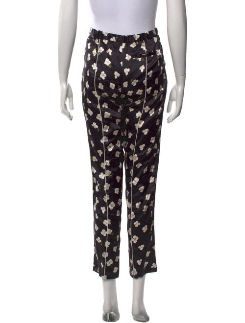 Fleur Du Mal Silk Straight Leg Pants