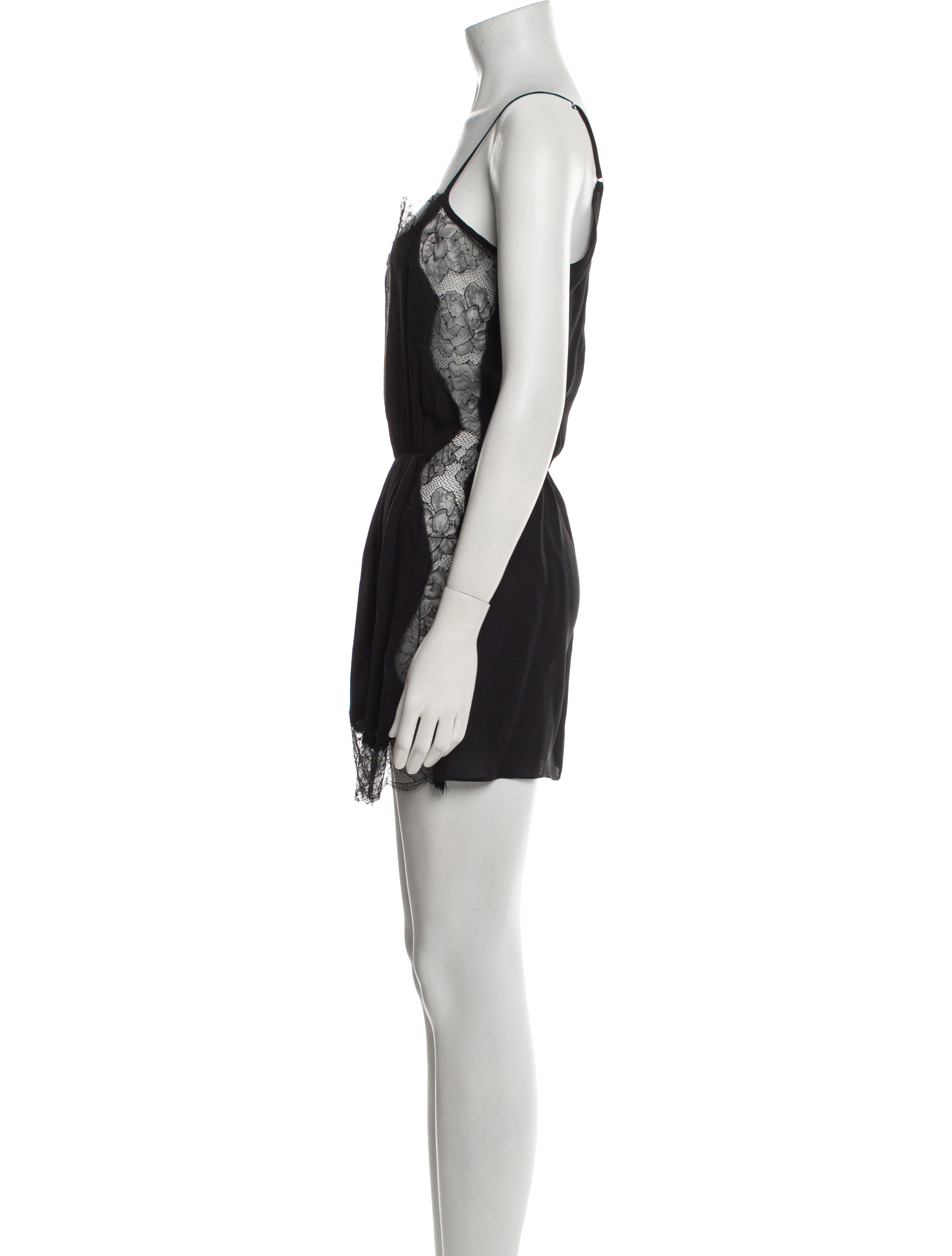 Fleur Du Mal Silk Mini Dress