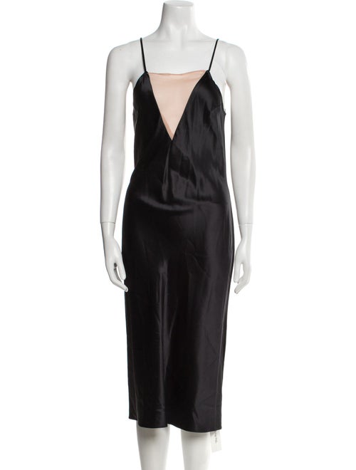 Fleur Du Mal Silk Midi Length Dress