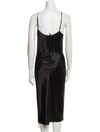 Fleur Du Mal Silk Midi Length Dress