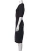 Fleur Du Mal Crew Neck Midi Length Dress