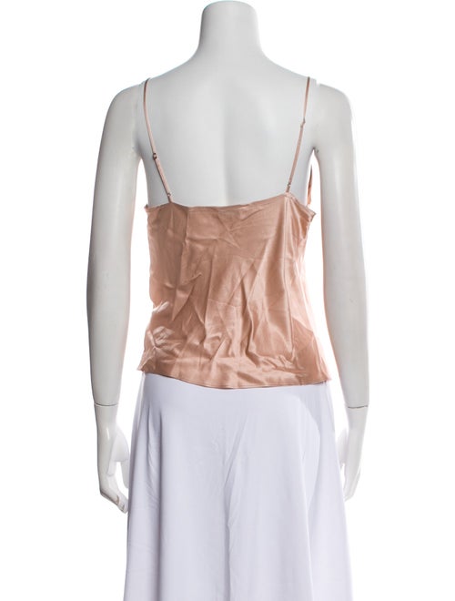 Fleur Du Mal Silk Cowl Neck Top