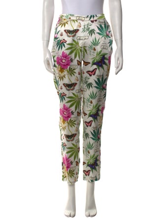 Fleur Du Mal Silk Straight Leg Pants