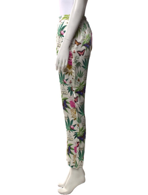 Fleur Du Mal Silk Straight Leg Pants