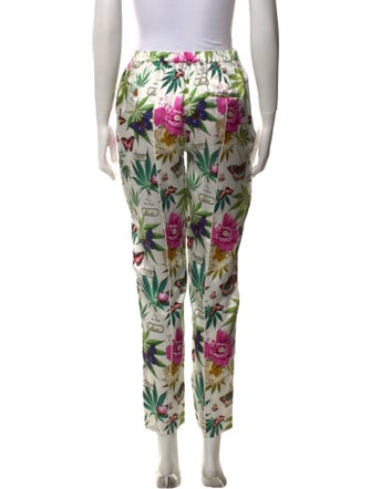 Fleur Du Mal Silk Straight Leg Pants