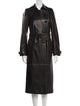 Fleur Du Mal Leather Trench Coat