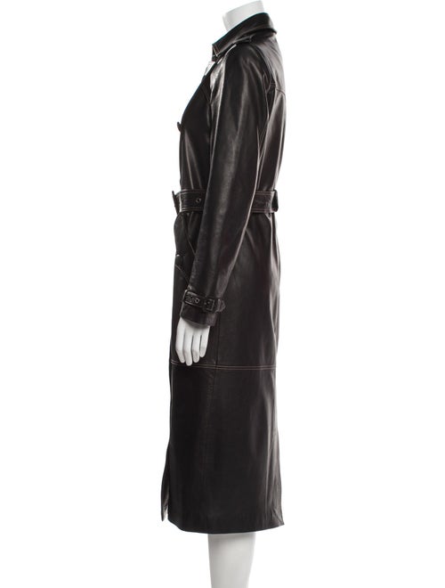 Fleur Du Mal Leather Trench Coat