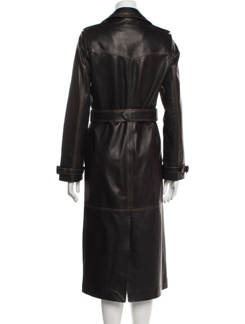 Fleur Du Mal Leather Trench Coat