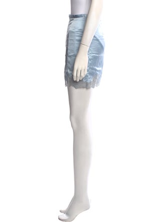 Fleur Du Mal Silk Mini Skirt