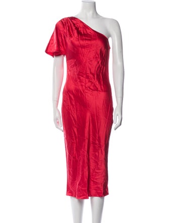 Fleur Du Mal Silk Midi Length Dress