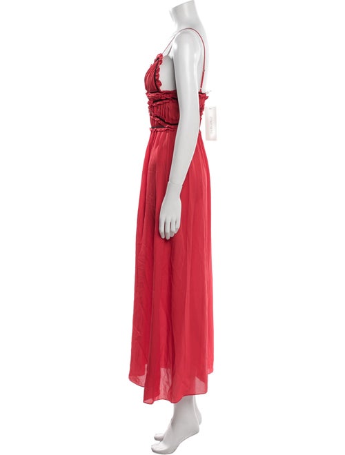 Fleur Du Mal Silk Long Dress