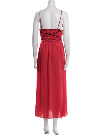 Fleur Du Mal Silk Long Dress