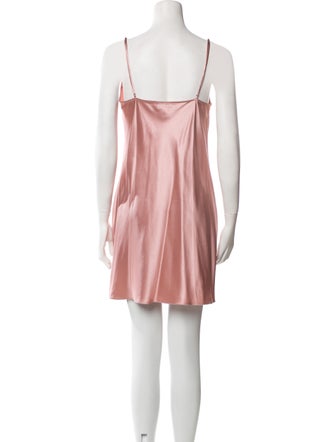 Fleur Du Mal Silk Mini Dress