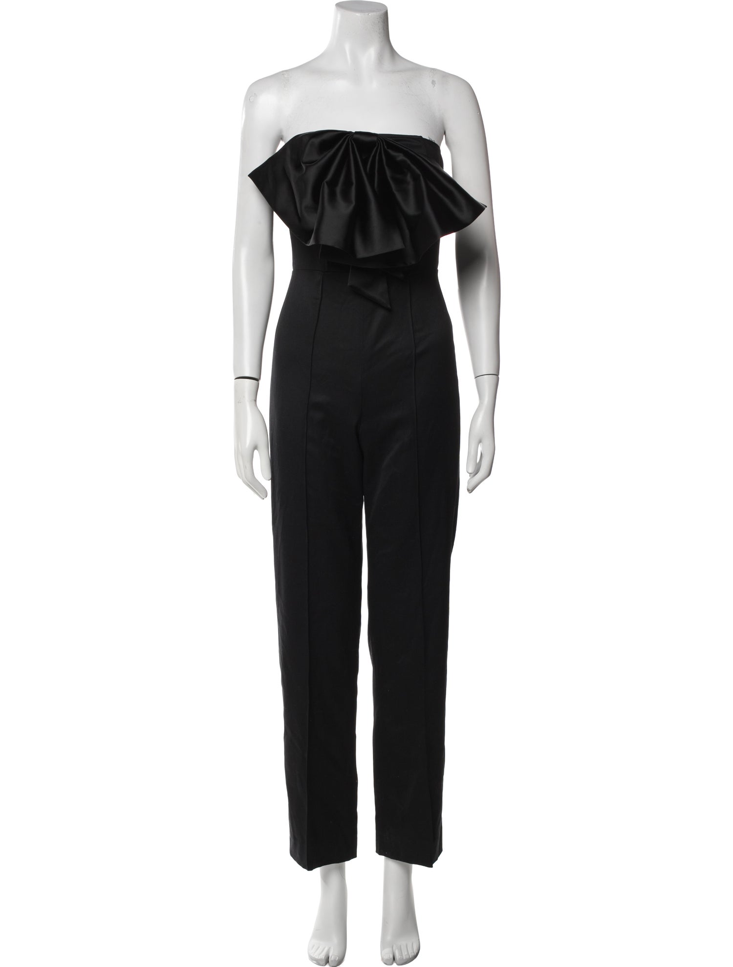 Fleur Du Mal Wool Strapless Jumpsuit