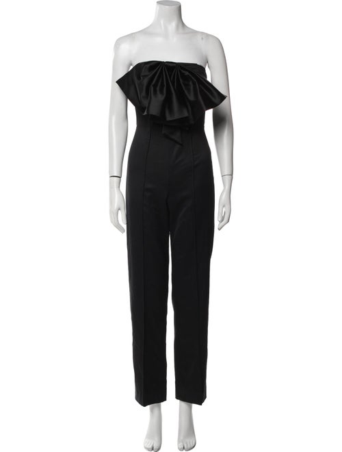 Fleur Du Mal Wool Strapless Jumpsuit