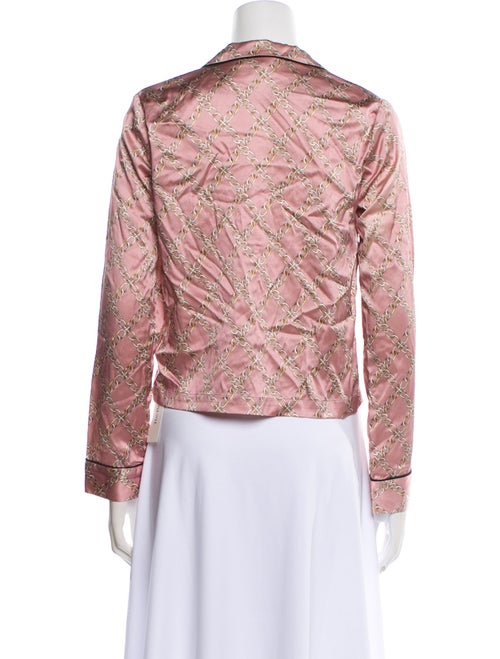 Fleur Du Mal Silk Printed Pajamas