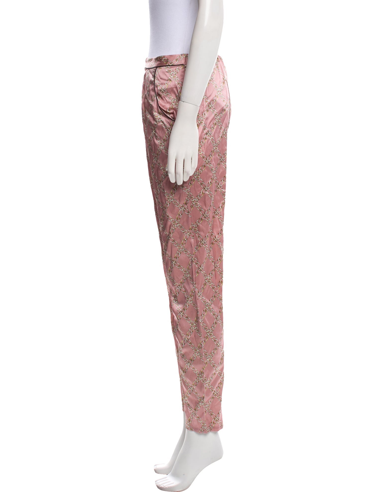 Fleur Du Mal Silk Printed Sweatpants