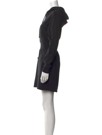 Fleur Du Mal Mock Neck Mini Dress