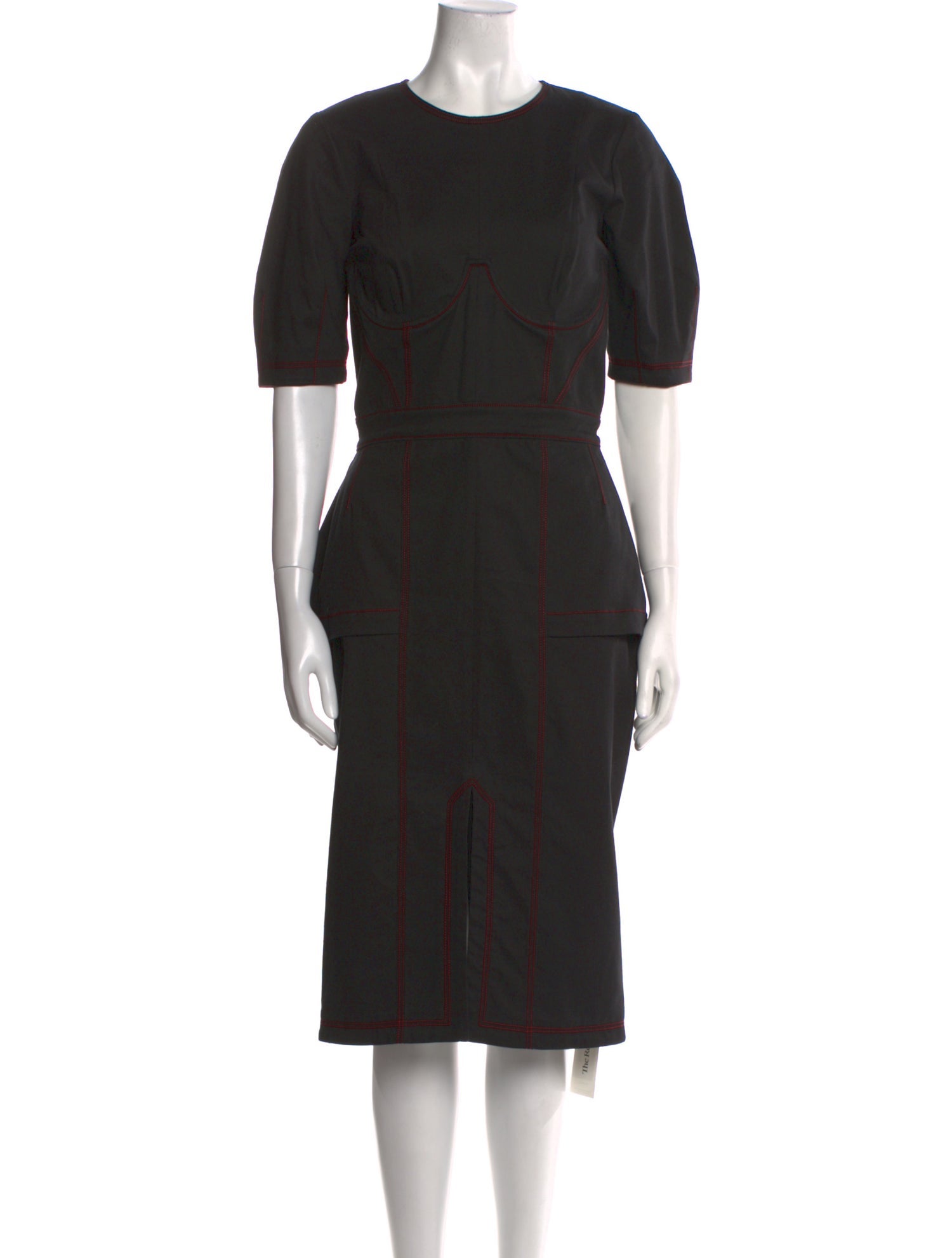 Fleur Du Mal Crew Neck Midi Length Dress w/ Tags