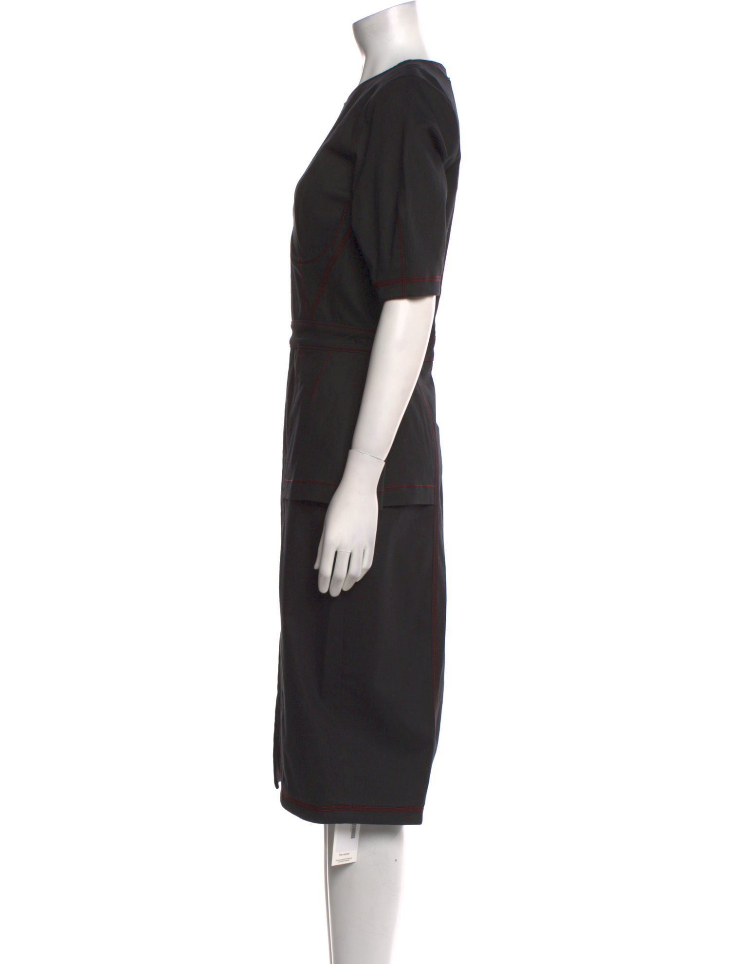 Fleur Du Mal Crew Neck Midi Length Dress w/ Tags
