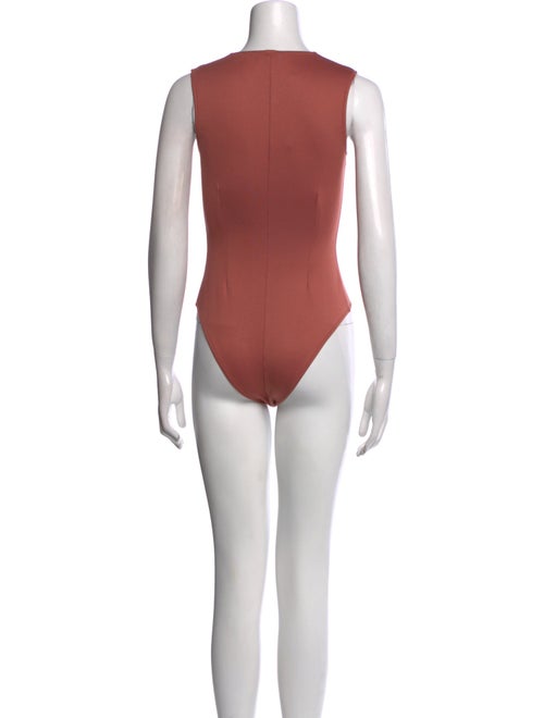 Fleur Du Mal Square Neckline Sleeveless Bodysuit