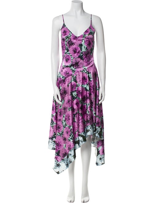 Fleur Du Mal Silk Midi Length Dress